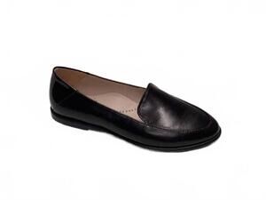 NEW BEBERLIS girl's simple loafers in ajax black